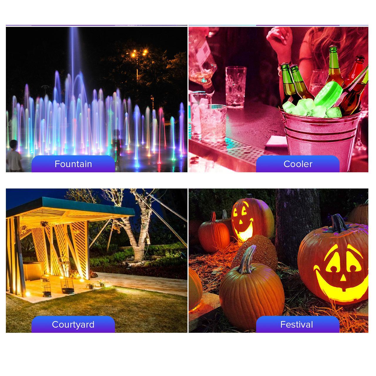 AquaGlow™ – RGB LED Pool & Bath Light, IP68 Waterproof